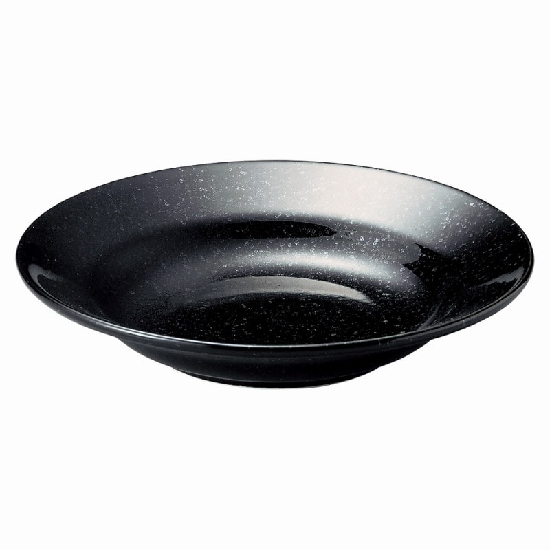 金正陶器 黒御影リム21㎝深皿 1個(ご注文単位1個)【直送品】