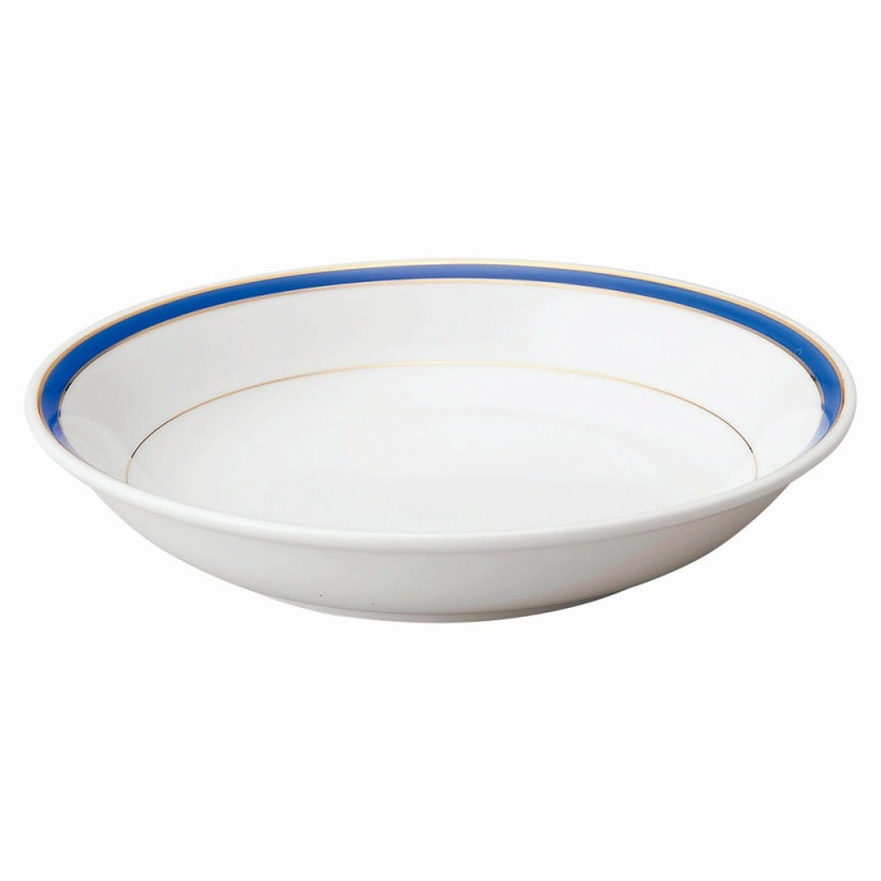 金正陶器 玉渕ブルーライン7 1/2吋クープ 1個(ご注文単位1個)【直送品】