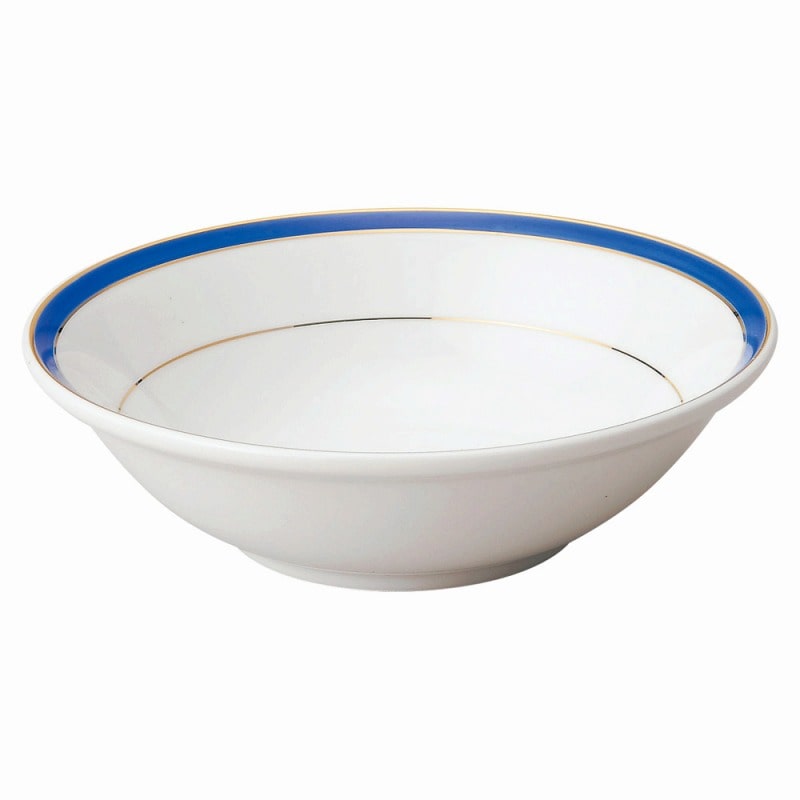 金正陶器 玉渕ブルーライン6吋オートミル 1個(ご注文単位1個)【直送品】
