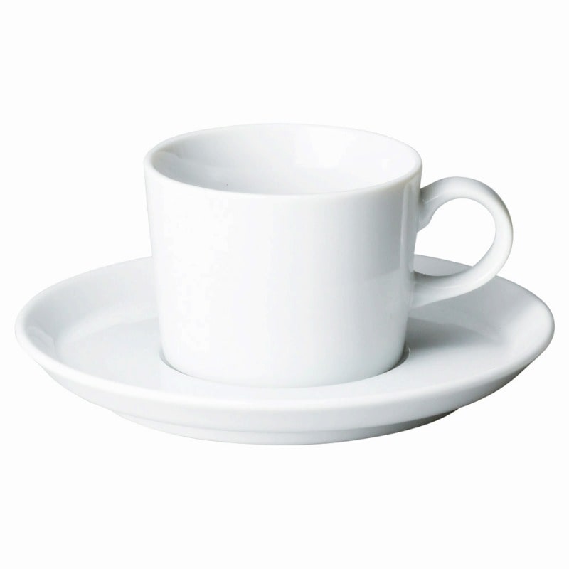金正陶器 プラット ホワイトコーヒー碗 1個 ※カップ単品のみ(ご注文単位1個)【直送品】
