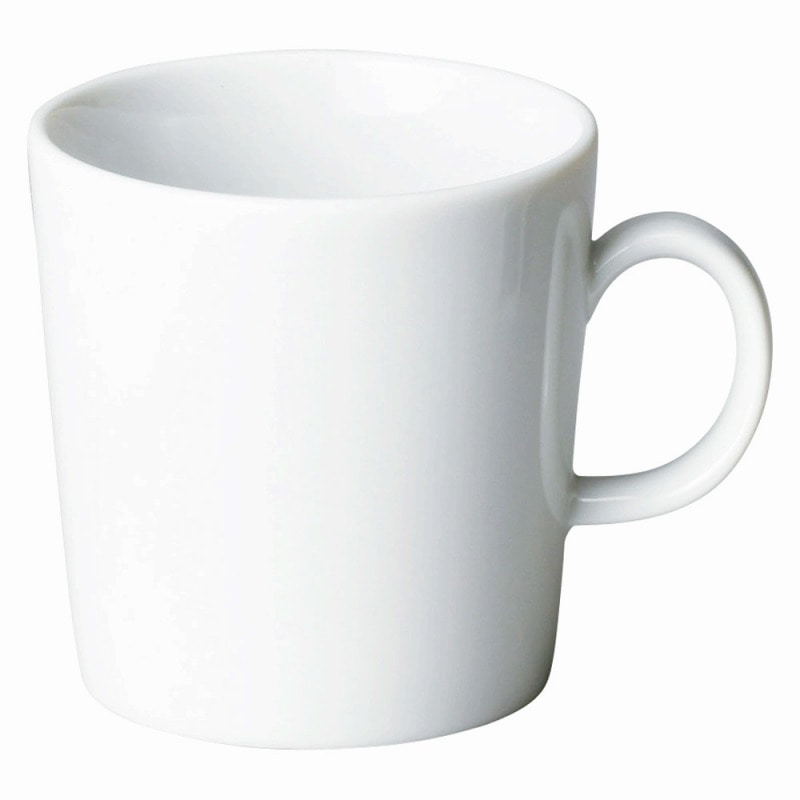 金正陶器 プラット ホワイトマグカップ 1個(ご注文単位1個)【直送品】
