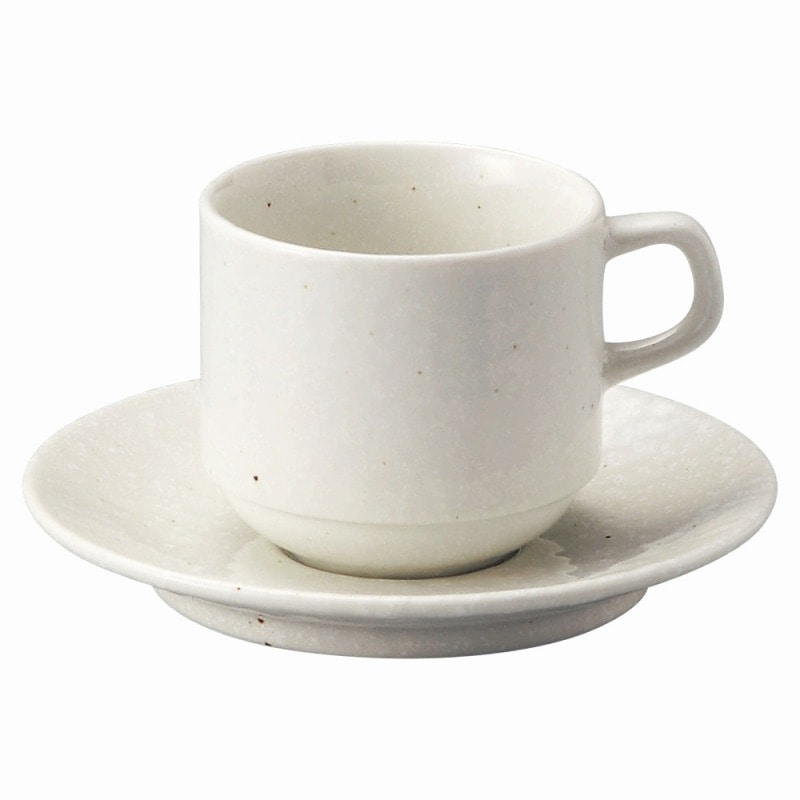 金正陶器 白粉引(黒斑点)スタックアメリカン碗 1個 ※カップ単品のみ(ご注文単位1個)【直送品】