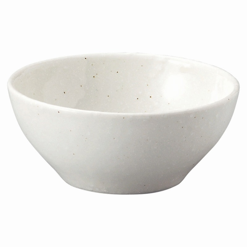 金正陶器 白粉引(黒斑点)14㎝ボール 1個(ご注文単位1個)【直送品】