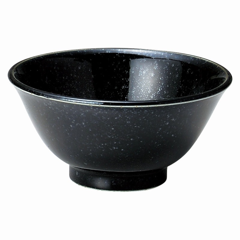金正陶器 ニューチャイナ(黒・赤)黒反3.6碗 1個(ご注文単位1個)【直送品】