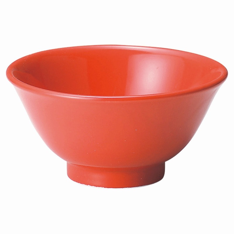 金正陶器 ニューチャイナ(黒・赤)赤反3.6碗 1個(ご注文単位1個)【直送品】