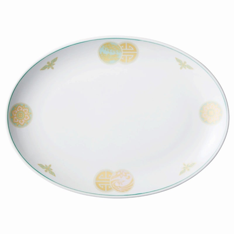 金正陶器 清楽14吋メタプラター 1個(ご注文単位1個)【直送品】