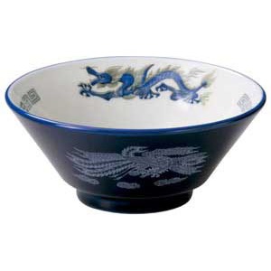 金正陶器 ルリ白竜ライス丼 1個(ご注文単位1個)【直送品】