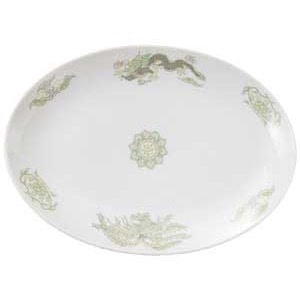 金正陶器 緑鳳竜10吋プラター 1個(ご注文単位1個)【直送品】