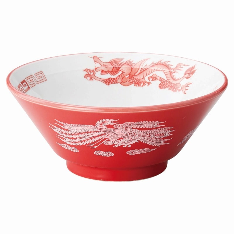 金正陶器 アカ白竜ライス丼 1個(ご注文単位1個)【直送品】
