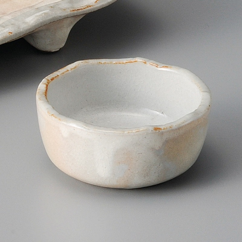 金正陶器 粉引御本手丸千代口 1個(ご注文単位1個)【直送品】
