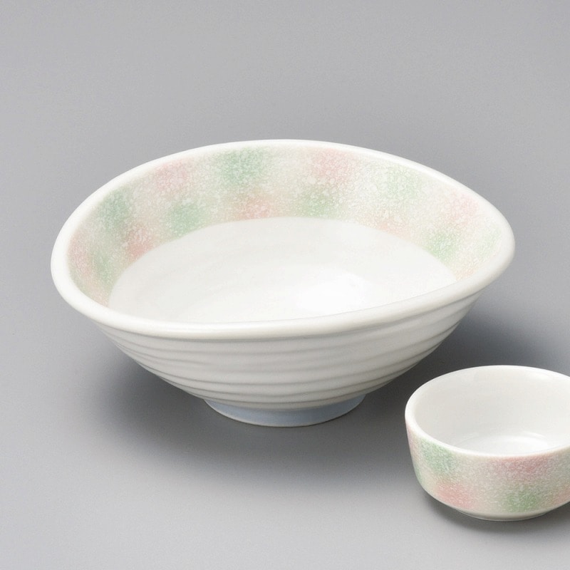 金正陶器 平成二色吹たわみ 刺身鉢 1個(ご注文単位1個)【直送品】