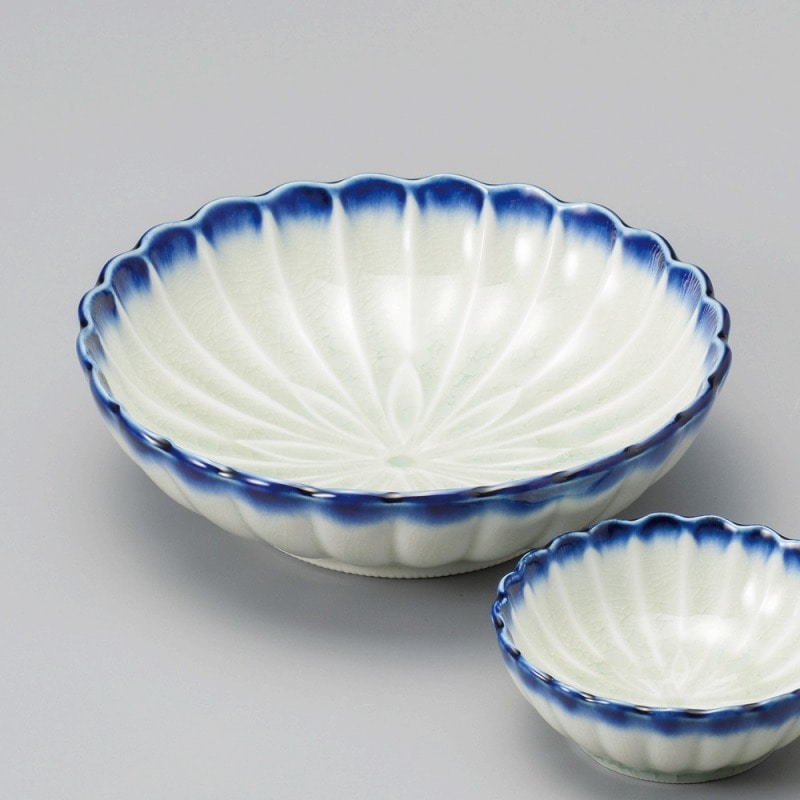 金正陶器 藍流花型5.0鉢 1個(ご注文単位1個)【直送品】