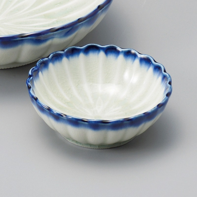 金正陶器 藍流花型3.0鉢 1個(ご注文単位1個)【直送品】