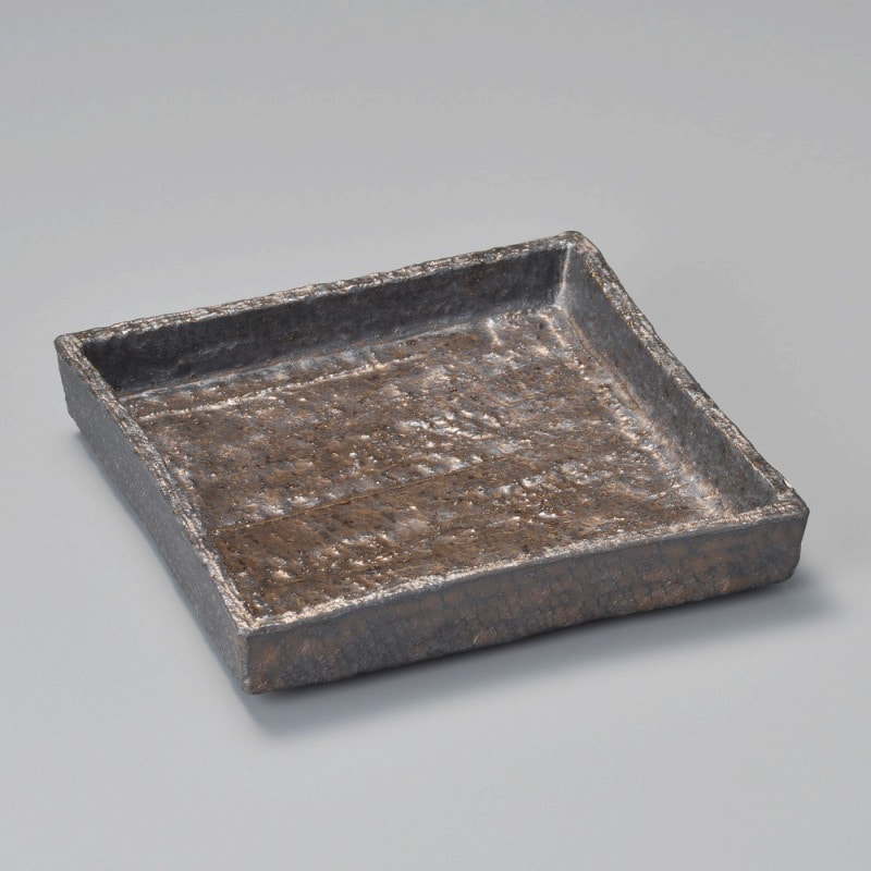 金正陶器 金結晶砂目5寸皿 1個(ご注文単位1個)【直送品】