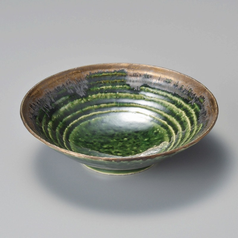 金正陶器 渕金刷毛ウズ丸鉢 1個(ご注文単位1個)【直送品】