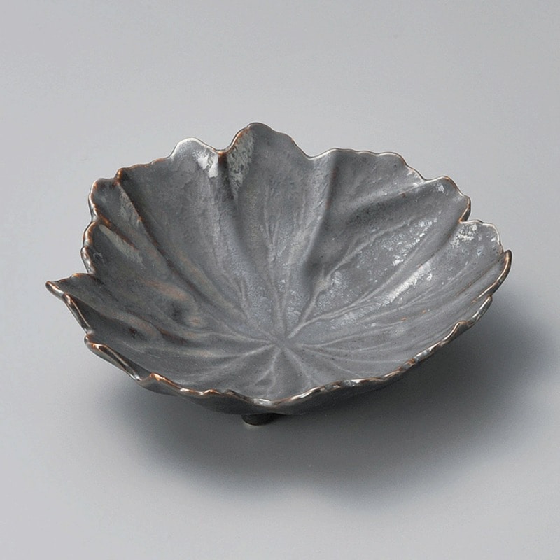 金正陶器 金結晶木の葉向付 1個(ご注文単位1個)【直送品】