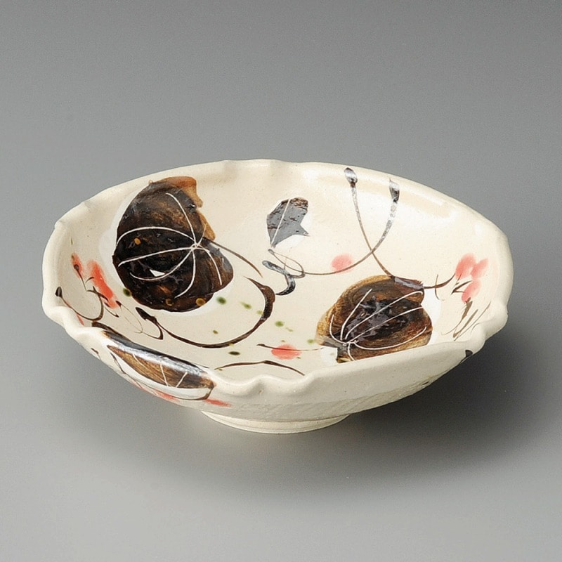 金正陶器 錆志野山帰来六角向附 1個(ご注文単位1個)【直送品】