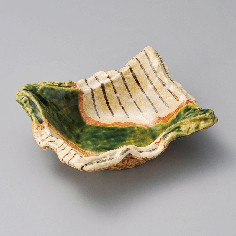 金正陶器 織部細十草6.0長角向付 1個(ご注文単位1個)【直送品】