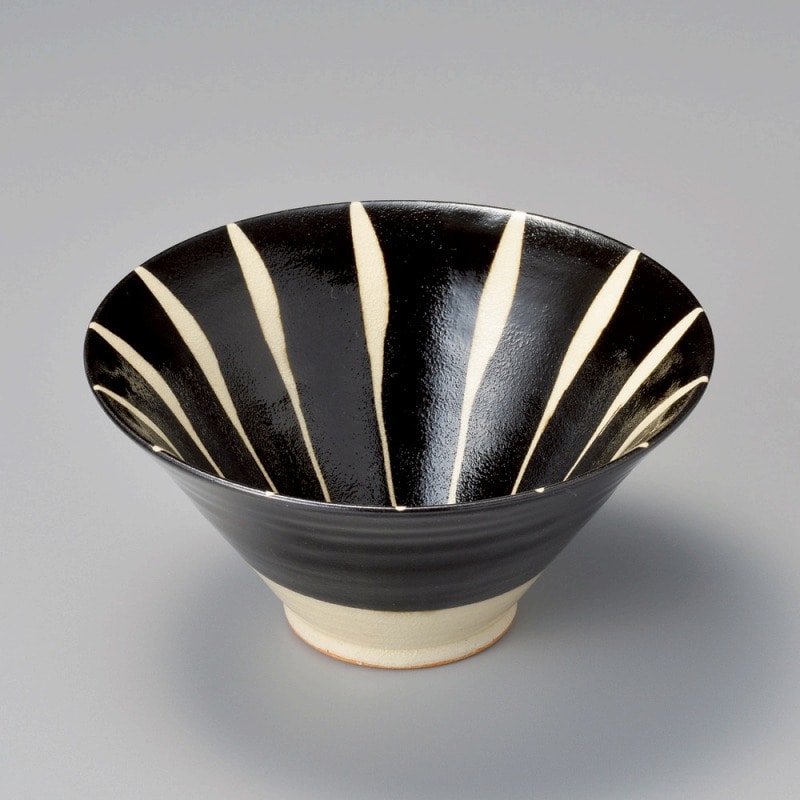 金正陶器 黒十草反り鉢 1個(ご注文単位1個)【直送品】