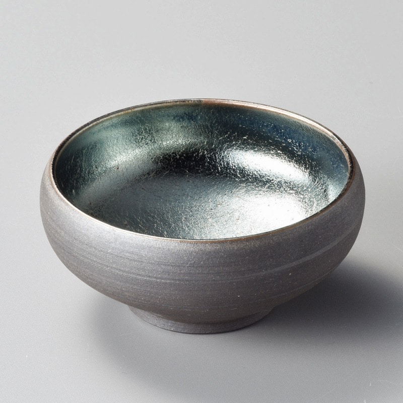 金正陶器 光彩黒焼〆4.0鉄鉢 1個(ご注文単位1個)【直送品】