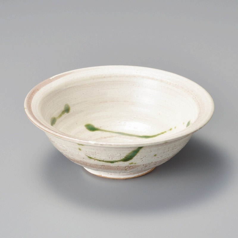 金正陶器 粉引織部散し中鉢 1個(ご注文単位1個)【直送品】