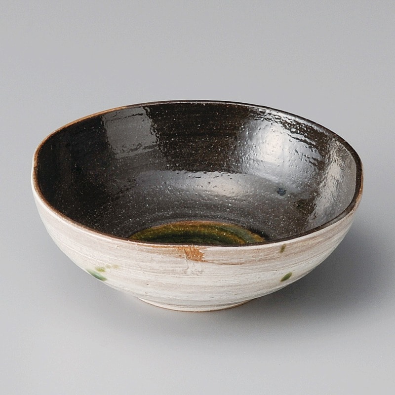 金正陶器 内黒織部四方押し鉢 1個(ご注文単位1個)【直送品】