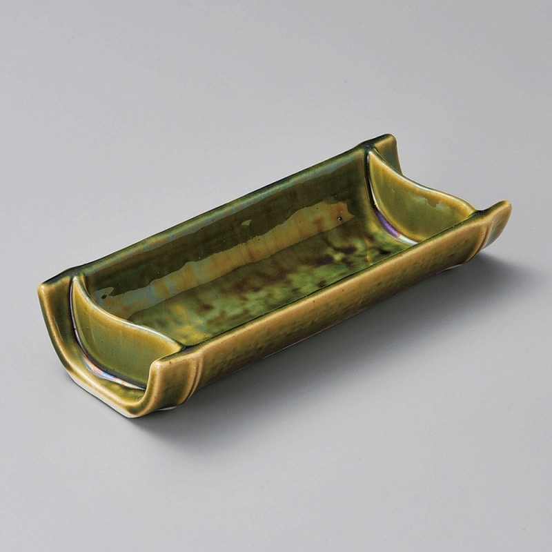 金正陶器 織部竹割向付 1個(ご注文単位1個)【直送品】