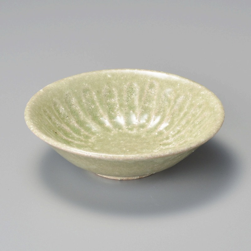 金正陶器 かいらぎ緑釉向付 1個(ご注文単位1個)【直送品】