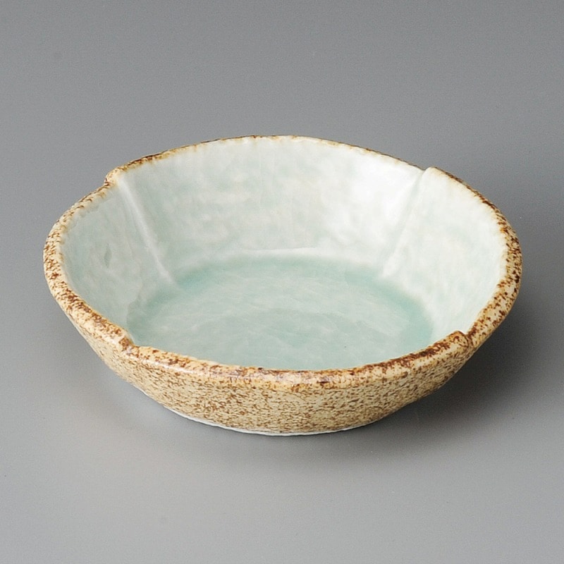 金正陶器 貫入若草5.0刺身鉢 1個(ご注文単位1個)【直送品】