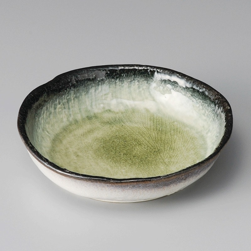 金正陶器 御深井貫入6寸盛鉢 1個(ご注文単位1個)【直送品】