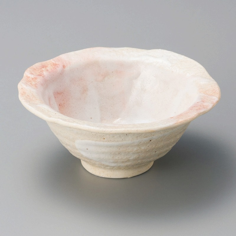 金正陶器 桜志野輪花鉢(大) 1個(ご注文単位1個)【直送品】