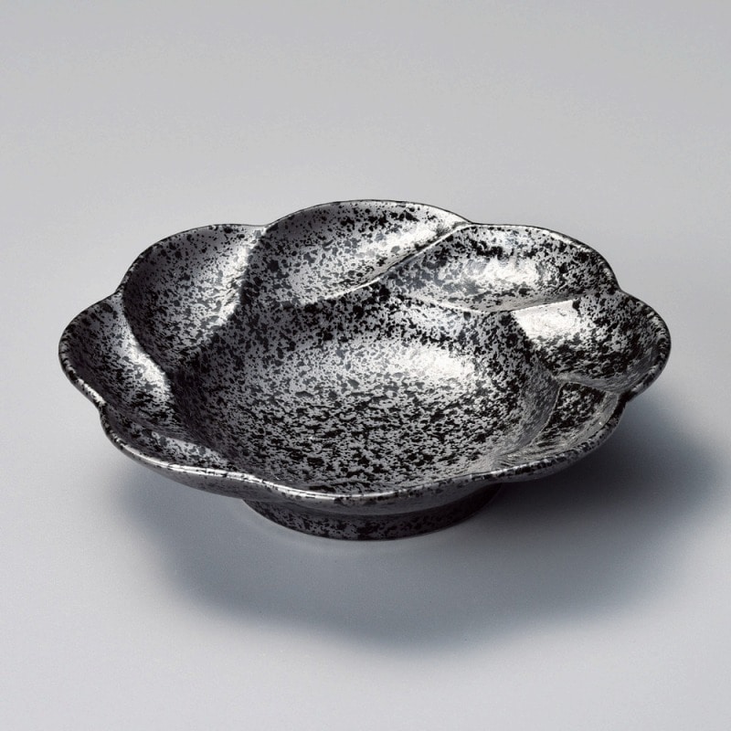 金正陶器 黒吹花鉢 1個(ご注文単位1個)【直送品】