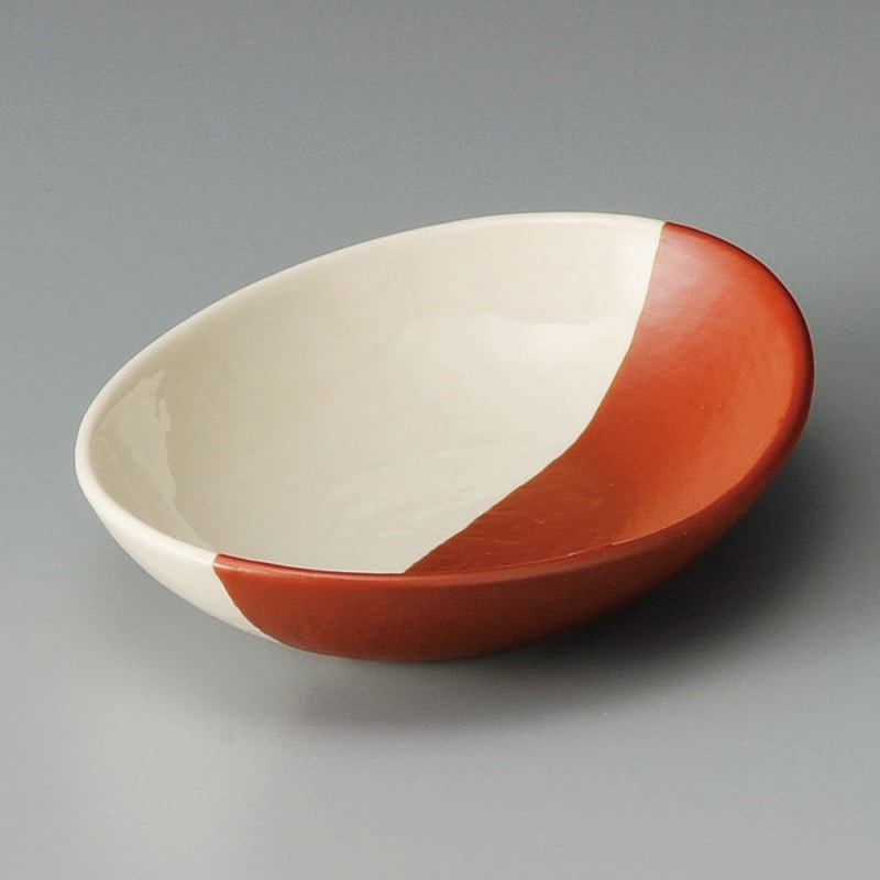 金正陶器 紅ぬり分けフルーツ鉢 1個(ご注文単位1個)【直送品】