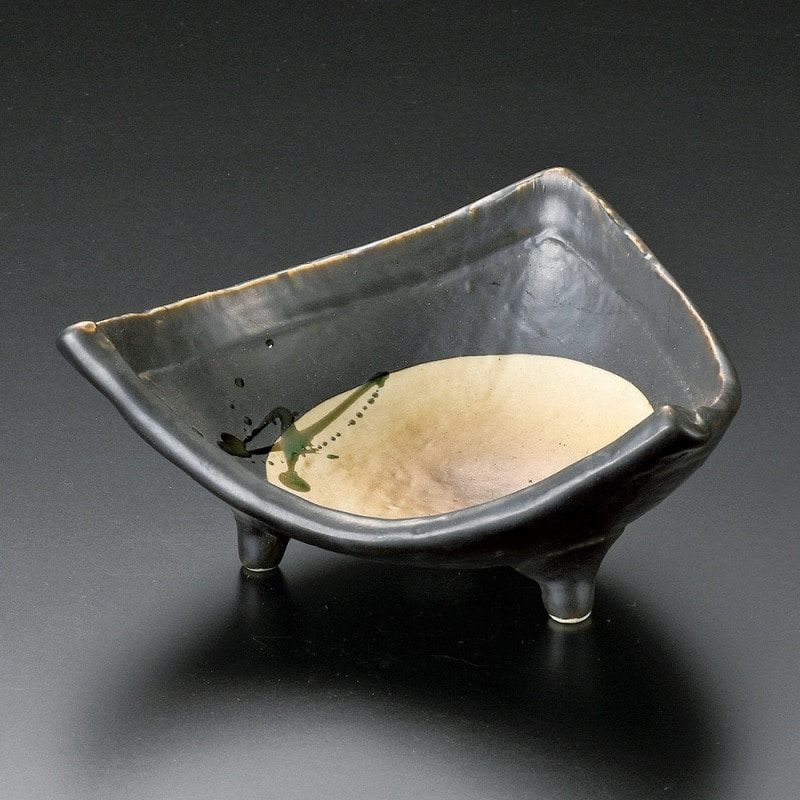 金正陶器 満月三角小鉢 1個（ご注文単位1個）【直送品】