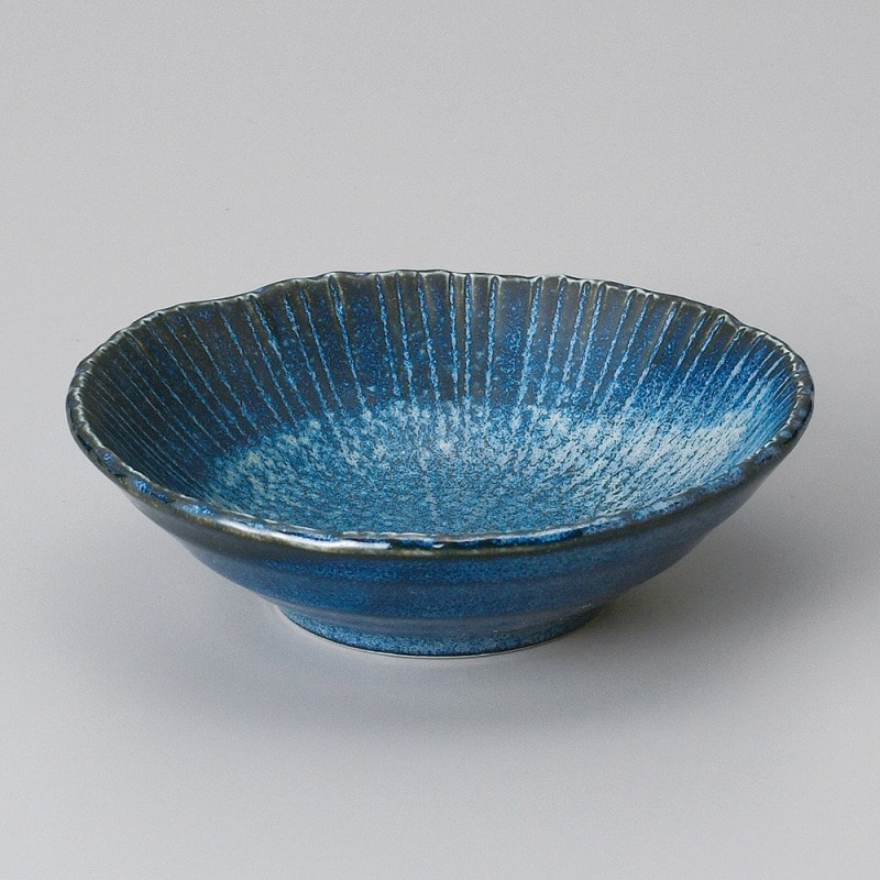 金正陶器 花紺4.5取鉢 1個(ご注文単位1個)【直送品】