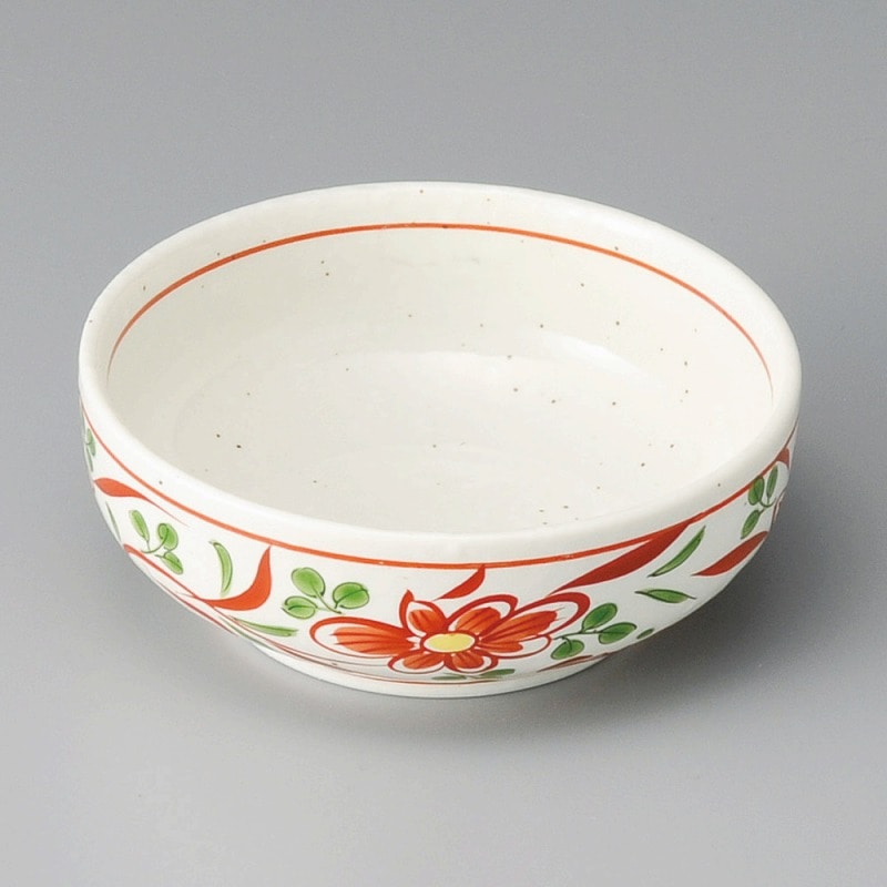 金正陶器 赤絵花4.0ボール 1個(ご注文単位1個)【直送品】