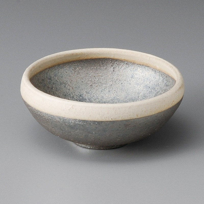 金正陶器 黒窯変掛け分け4.3丸鉢 1個(ご注文単位1個)【直送品】