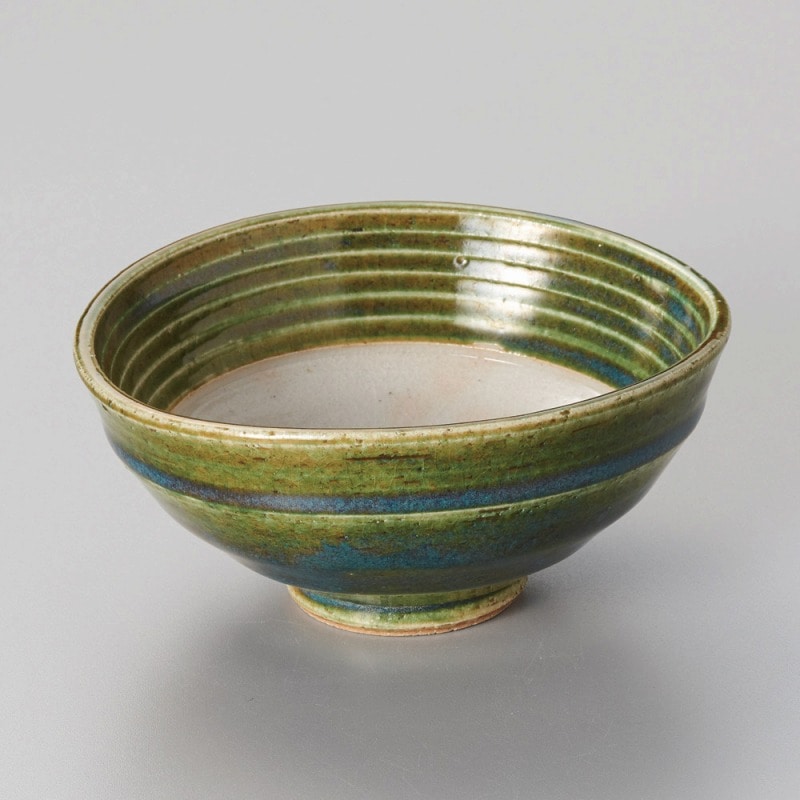 金正陶器 織部千段たわみ向付鉢 1個(ご注文単位1個)【直送品】