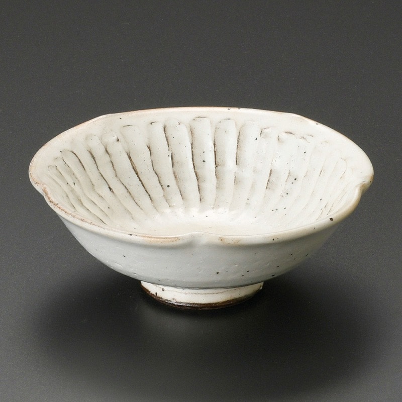 金正陶器 粉引そぎ反小鉢 1個(ご注文単位1個)【直送品】
