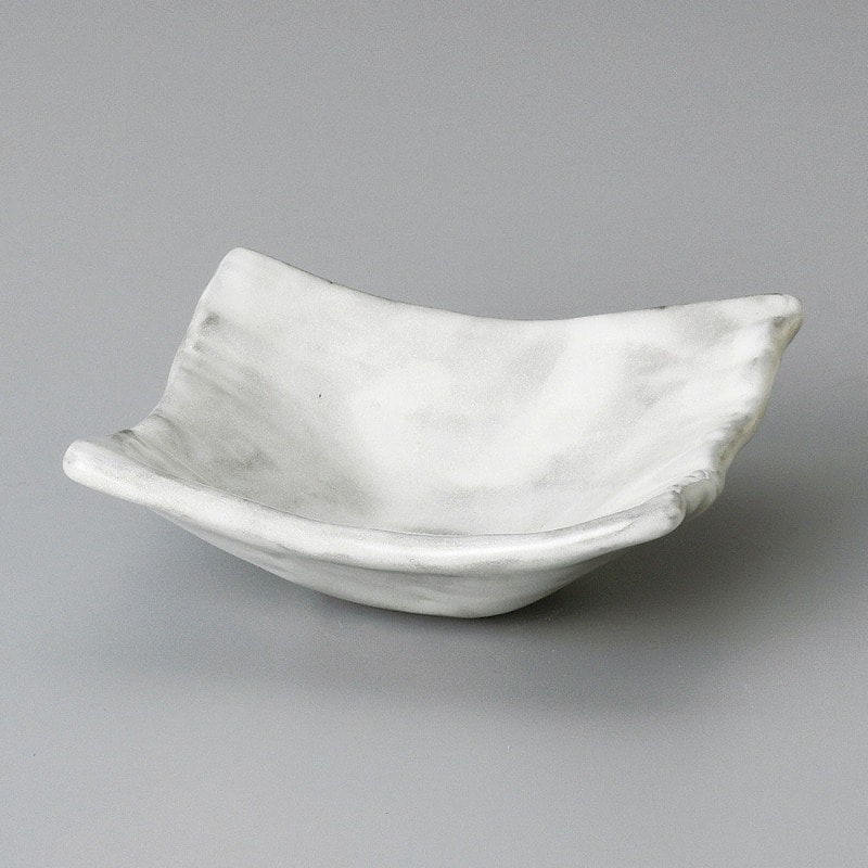 金正陶器 黒茶志野刷毛木目角鉢 1個(ご注文単位1個)【直送品】