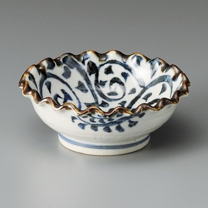 金正陶器 呉須唐草小鉢 1個(ご注文単位1個)【直送品】