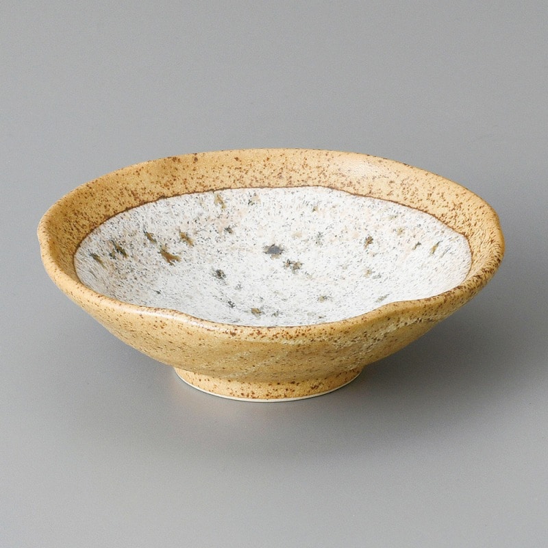 金正陶器 うのふ茶唐津平小鉢 1個(ご注文単位1個)【直送品】