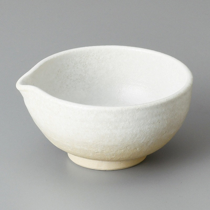 金正陶器 粉引白吹(片口)4.0丼 1個(ご注文単位1個)【直送品】