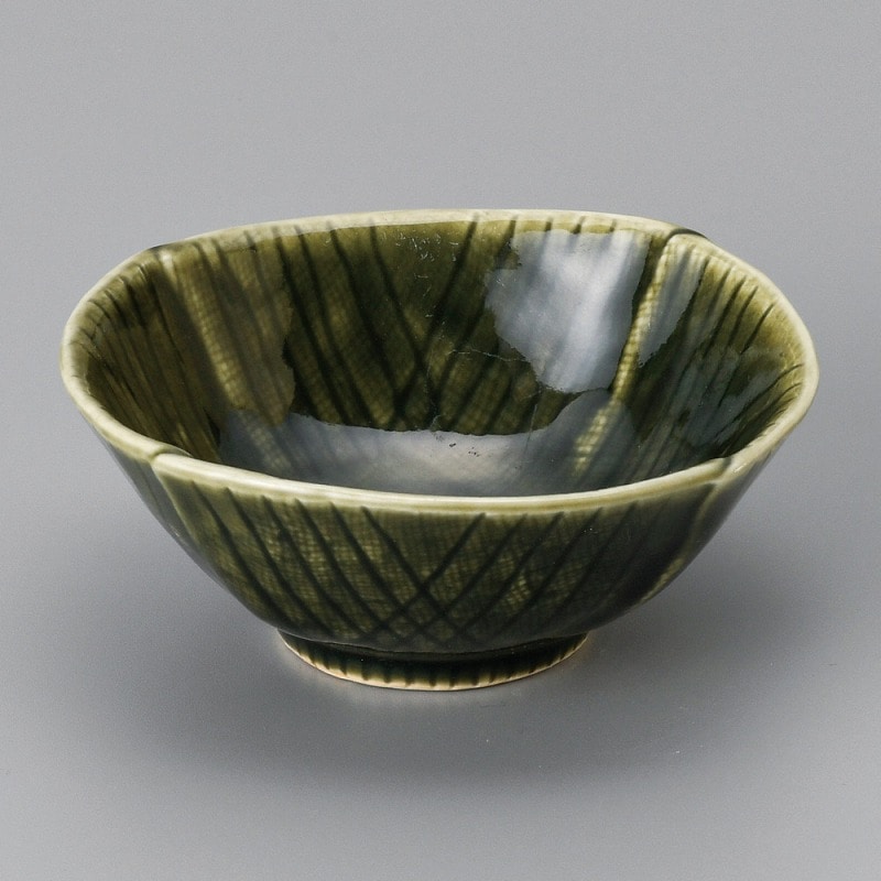 金正陶器 織部戸締小鉢 1個(ご注文単位1個)【直送品】