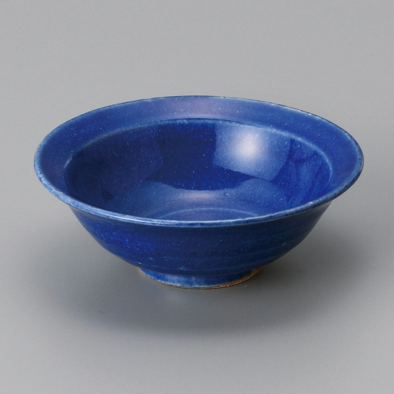 金正陶器 ルリ釉渕付小鉢 1個(ご注文単位1個)【直送品】