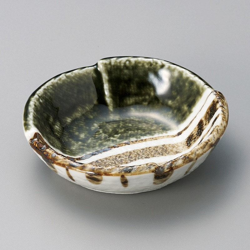 金正陶器 織部ストライプ4.0玉割 1個(ご注文単位1個)【直送品】