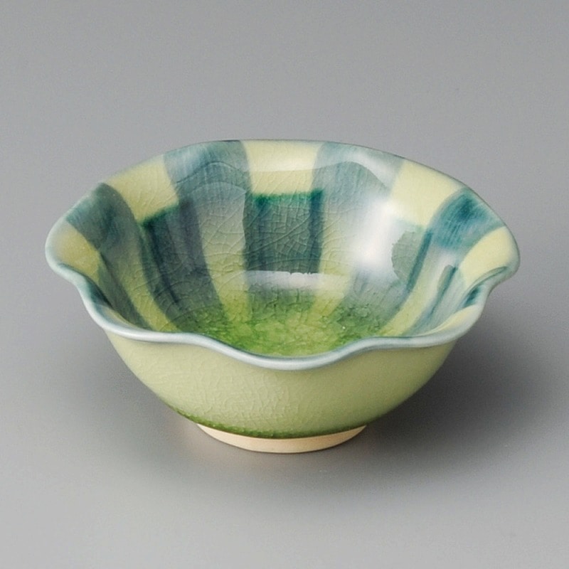 金正陶器 ヒワ市松花型小鉢 1個(ご注文単位1個)【直送品】