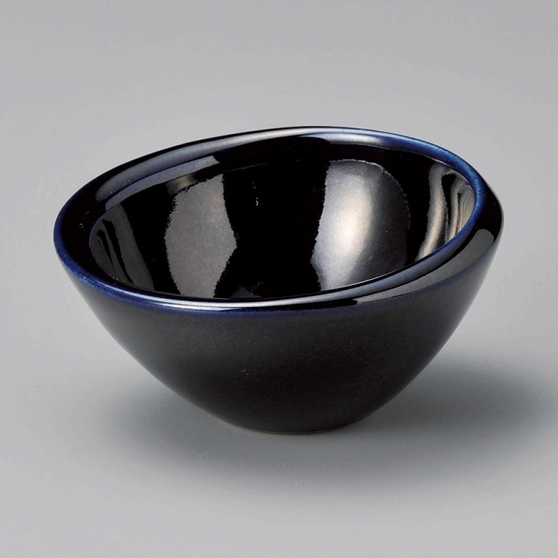 金正陶器 ルリななめ4.0小鉢 1個(ご注文単位1個)【直送品】