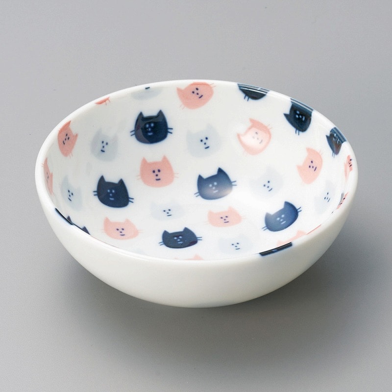 金正陶器 ネコねこ4.0小鉢 1個(ご注文単位1個)【直送品】