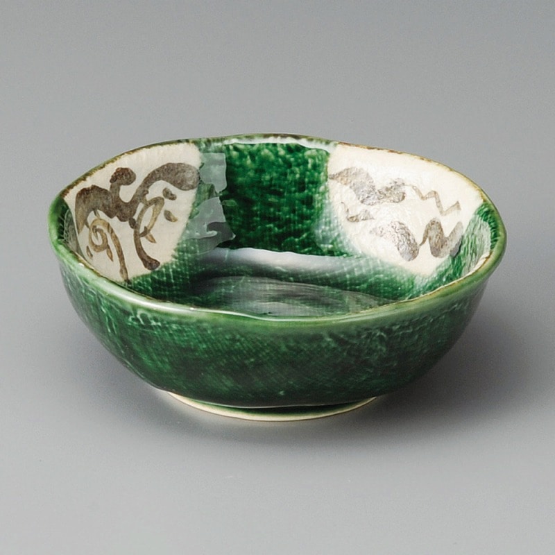 金正陶器 里山織部3.6小鉢 1個(ご注文単位1個)【直送品】